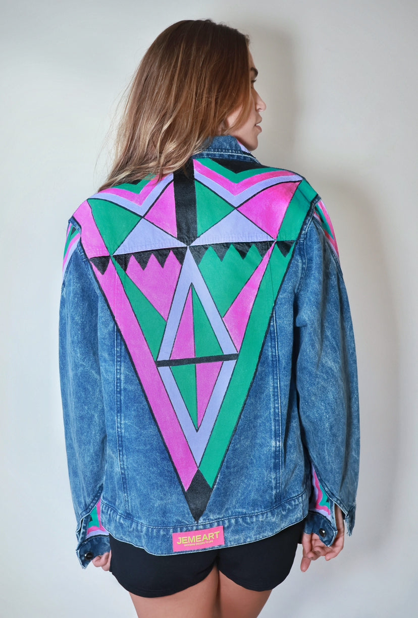 Aztek Vibes - Denim Jacket – Jemeart