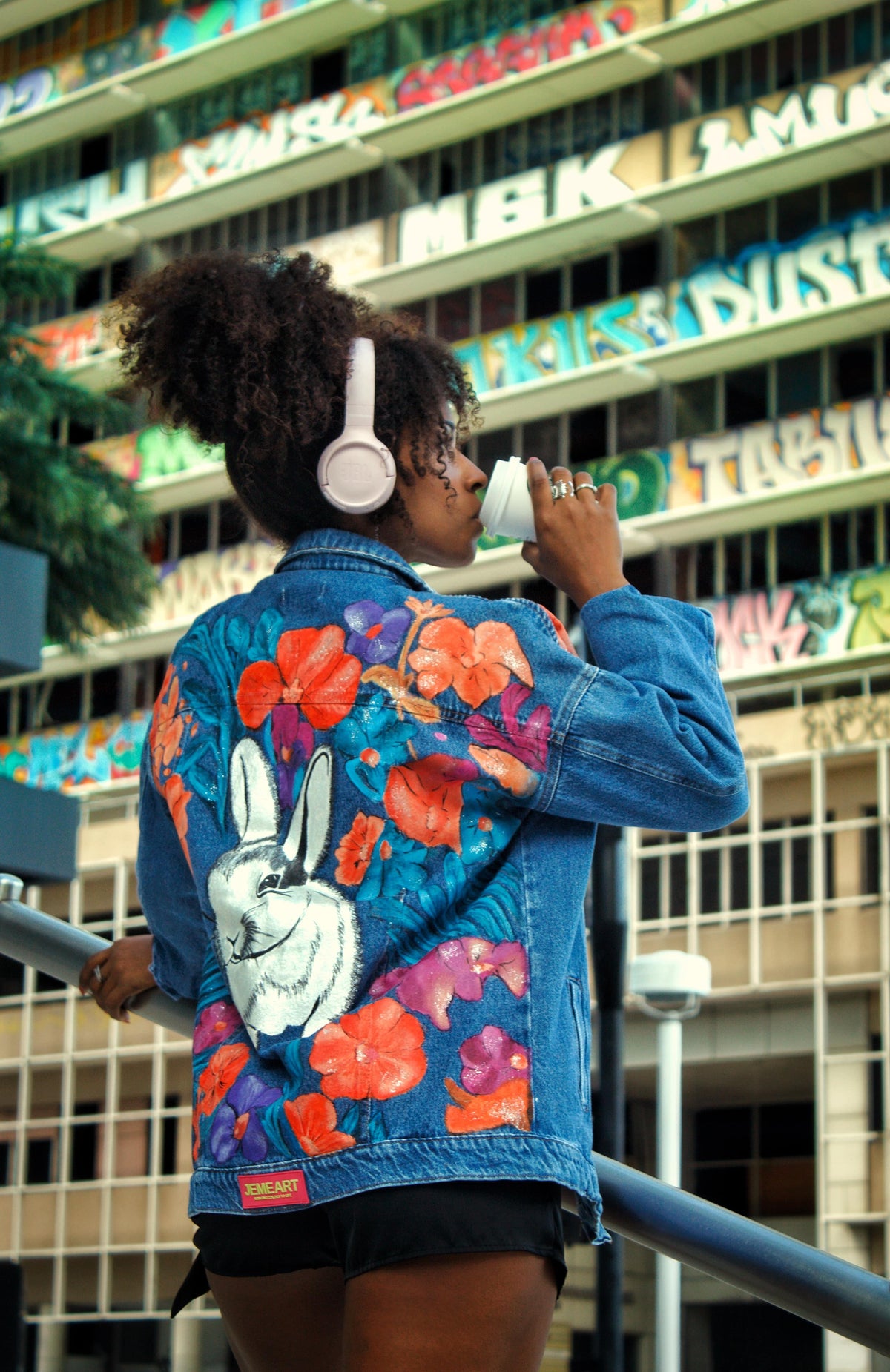 Design Jean Jacket Rapper Hand Painted Denim Jackets – Jemeart