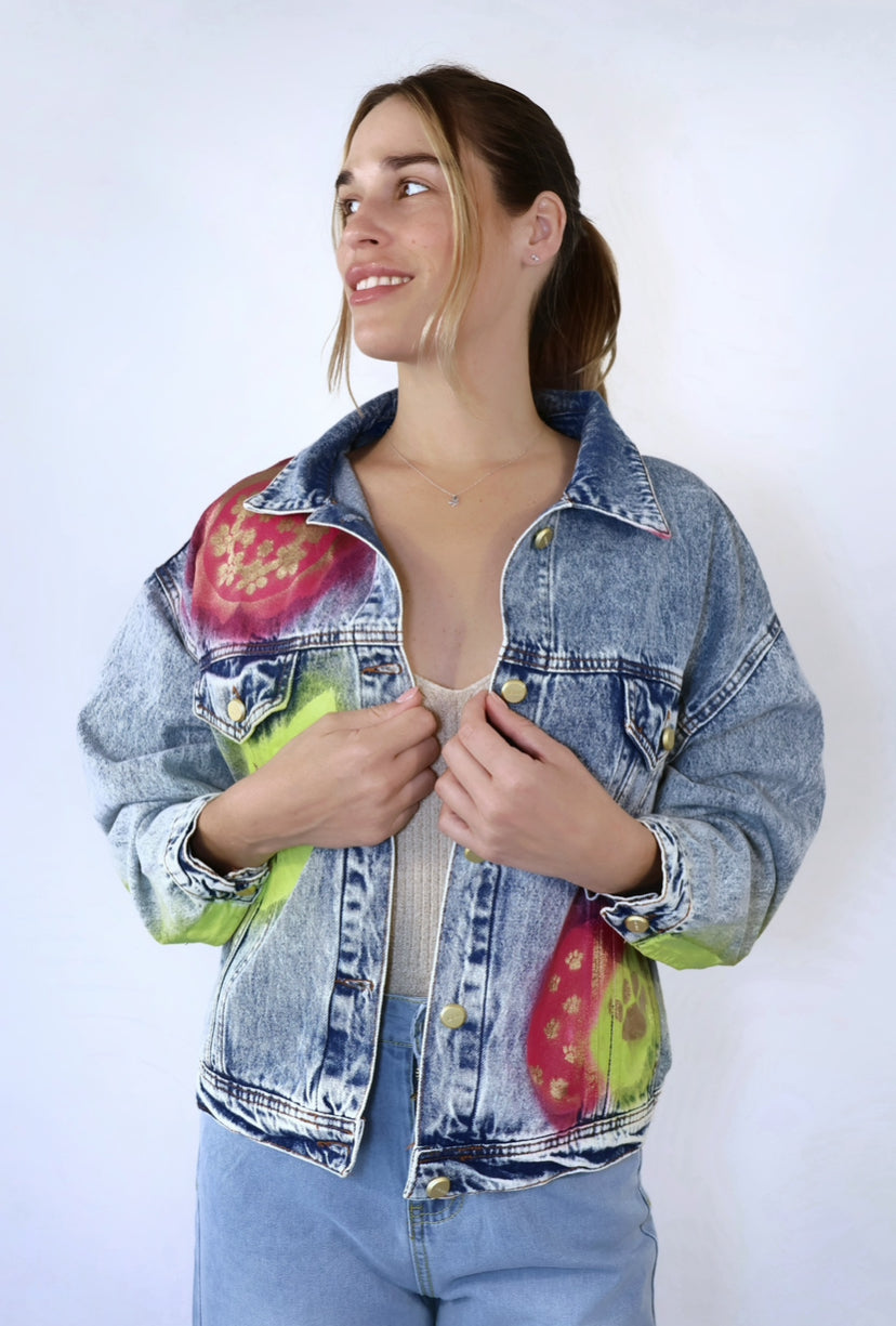 Neon Squirrel - Denim Jacket