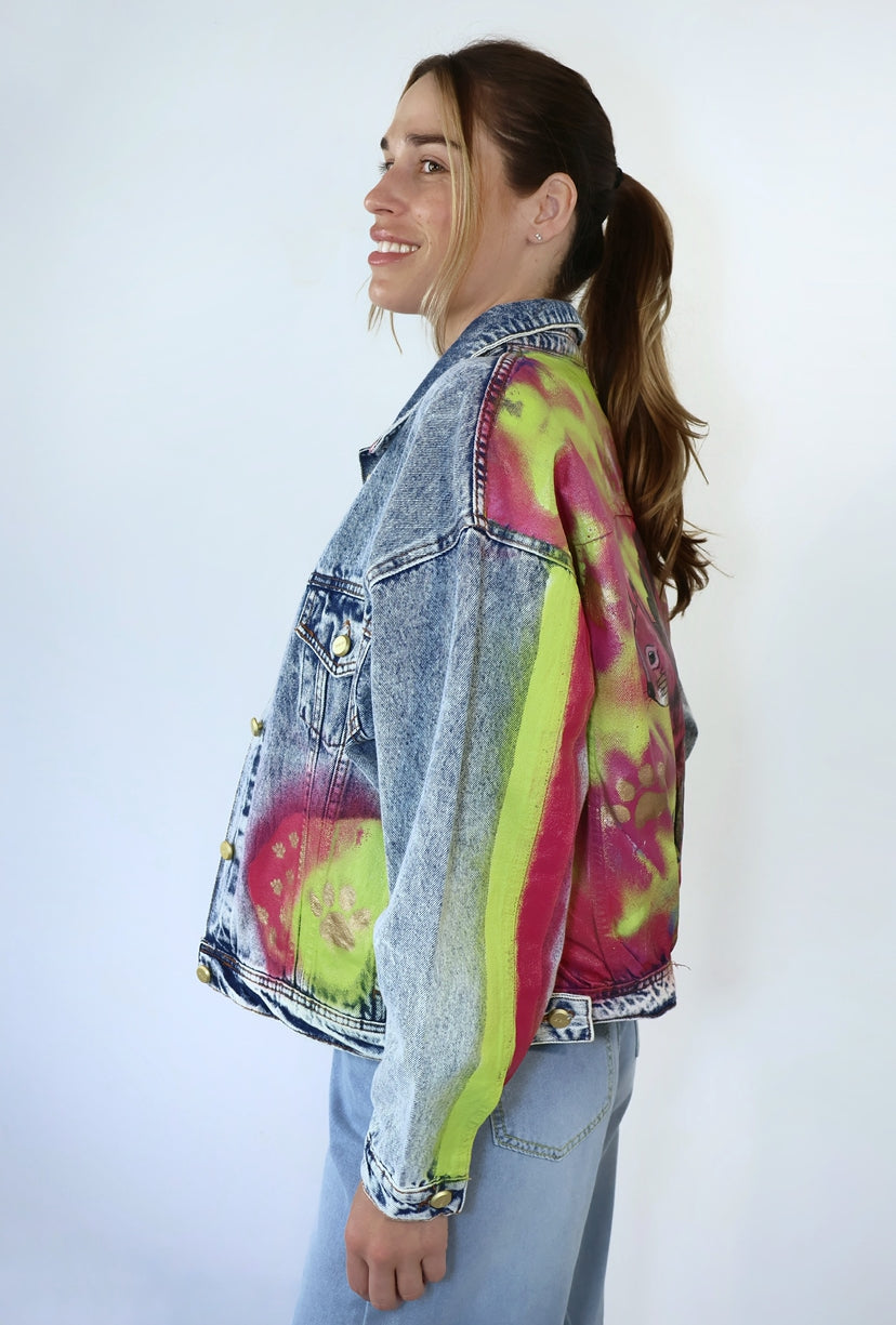 Neon Squirrel - Denim Jacket