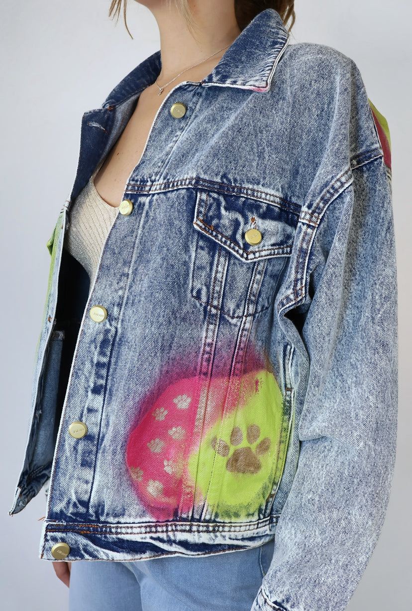 Neon Squirrel - Denim Jacket